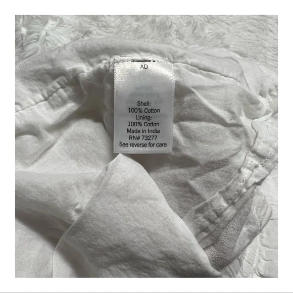 🤍 SO Good For Life White Gauzy Shorts || Size L (Juniors) - Picture 3 of 4